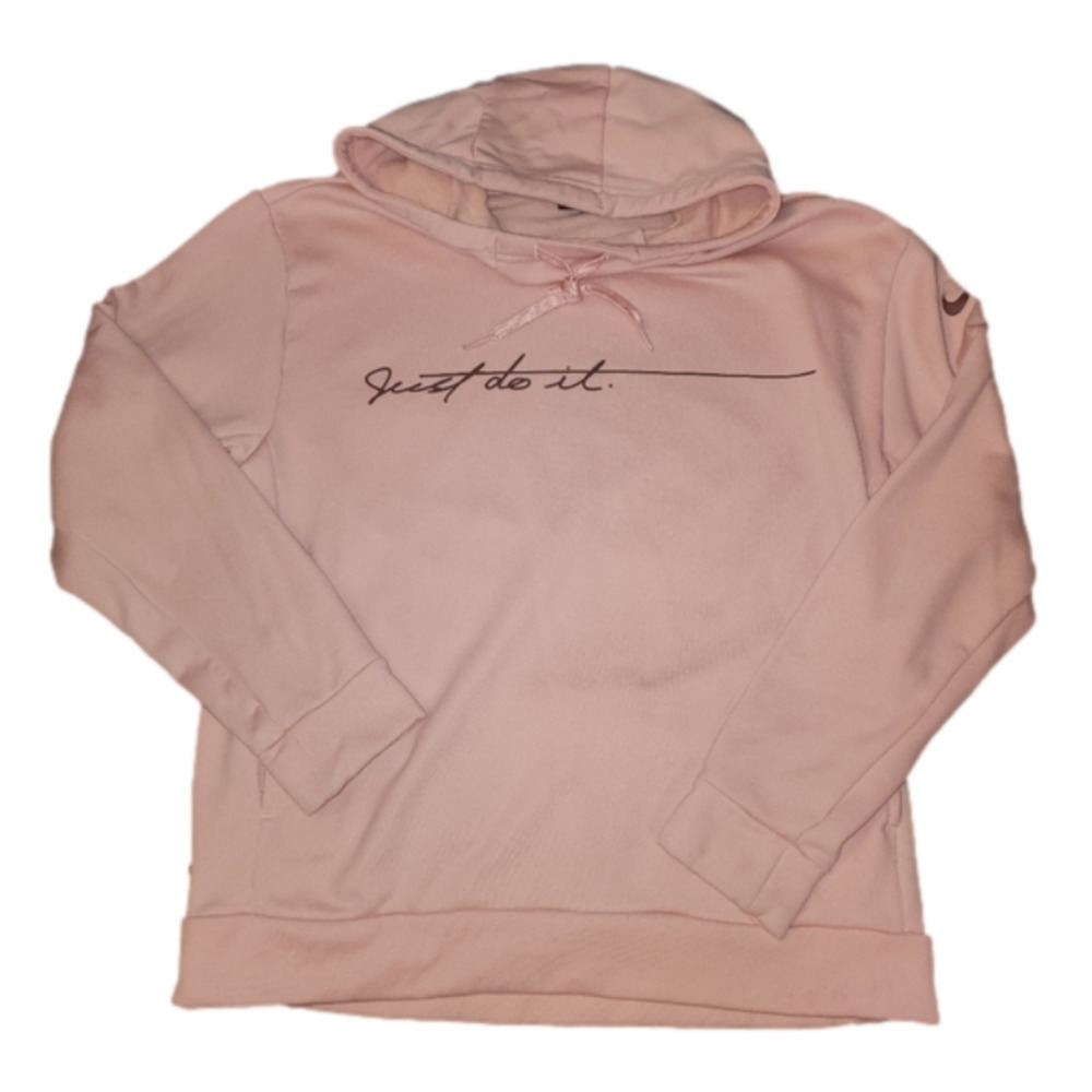 WOMENS light pink Nike drawstring hoodie​
